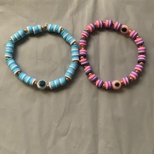 3/$10 Evil eye bracelet set
